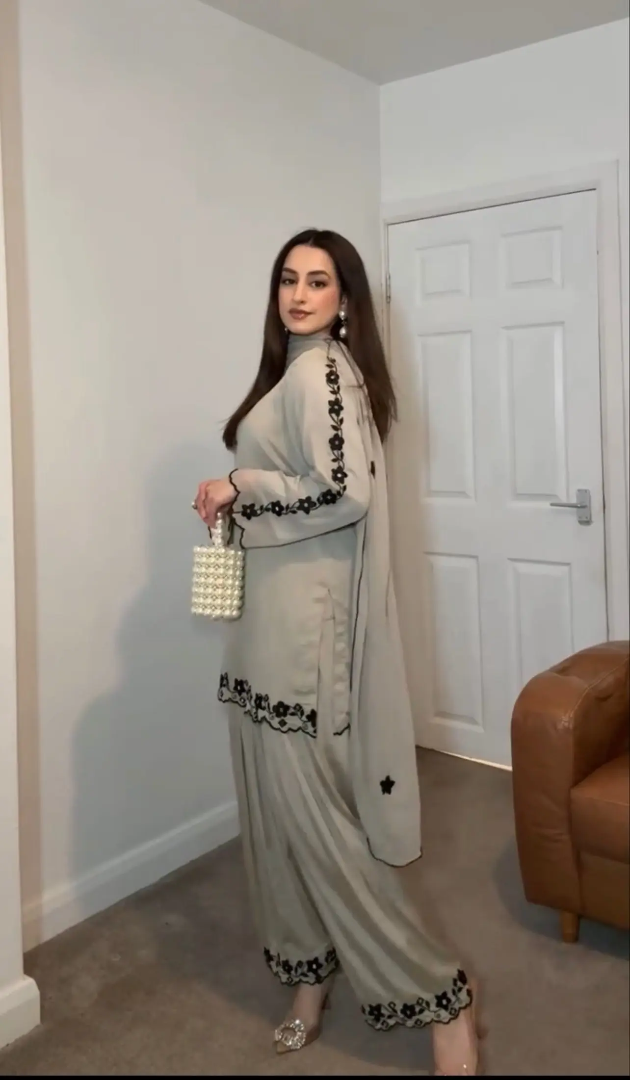 Dhruvi-PD-Faux Georgette Kurti Pent Set - Image 7