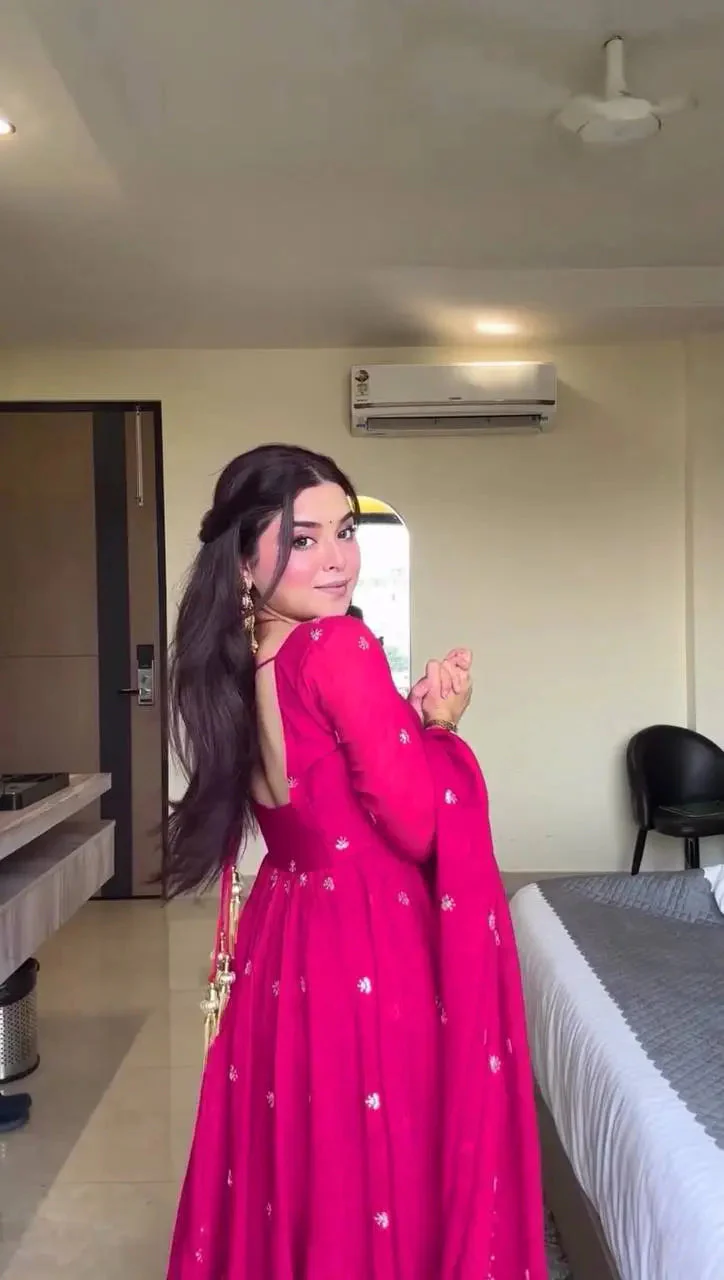 Aashna-RTC Heavy Faux Georgette Top Bottom Set - Image 7